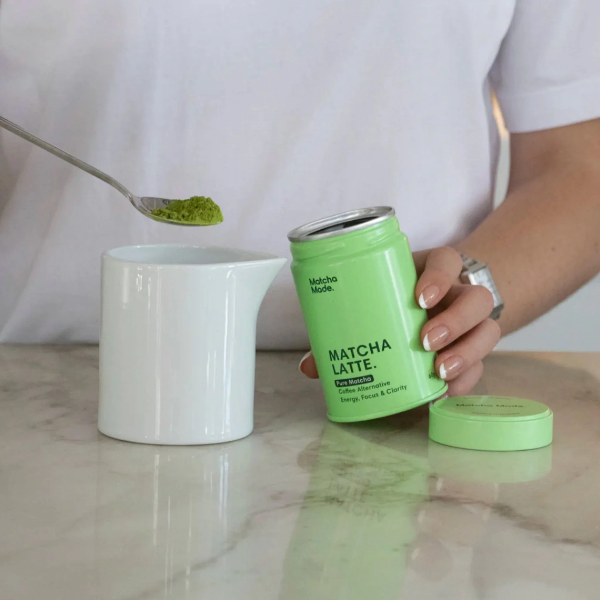 Morning Made Unsweetened Matcha Latte Powder 60g - Image 3